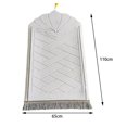 thumbnail image 3 of tredstone Portable Soft Muslim Carpet Area Rugs Eid Wedding Birthday Present White, 3 of 9