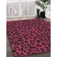 thumbnail image 3 of Ahgly Company Tapis Rectangulaire Lavable en Machine Intérieur Transitionnel Marron Rouge, 3 Pieds x 5 Pieds, 3 of 7