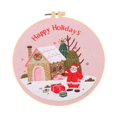 thumbnail image 3 of Abbracc Christmas Embroidery Kit Decorative DIY Xmas Home Decor Cute Hand Embroidery Santa Claus, 3 of 9