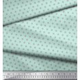 thumbnail image 3 of Soimoi Poly Georgette Fabric Dot & Heart Shirting Print Fabric by The Yard 42 Inch Wide, 3 of 3
