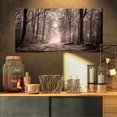 thumbnail image 1 of Forest Trail in Sepia - Landscape Photography Canvas Art Print, 1 of 3