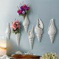 thumbnail image 2 of 1pc, Three-dimensional Seashell Vase, Minimalist Wall Decoration Pendant, Wall Vase, 2 of 5