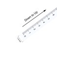 thumbnail image 2 of Unique Bargains Adhesive Tape Measure Vertical Read Measuring Tape Transparent 59.06'', 2 of 5