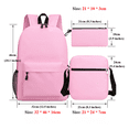 thumbnail image 3 of Jurassic Park Schoolbag Three-piece Set, Leisure Backpack, Large-capacity Backpack For Male And Female Students-HAPDEN, 3 of 4