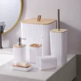 thumbnail image 1 of Zhuge Bathroom Accessories Set - Bathroom Set, 6PC Bathroom Accessory Set-White, 1 of 3