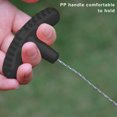 thumbnail image 4 of LJNYFDC Mini Scie à Fil en Acier Inoxydable Scie à Câble Scie à Main de Poche avec Poignée Poignée Ergonomique Outil de Coupe PVC Portable pour Survie d'Urgence, 4 of 7