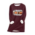 thumbnail image 2 of Hauts pour Femmes Mode Féminine Décontractée Blouses et Chemises à Manches Longues à Col Rond Hauts pour Femmes en Liquidation, 2 of 3