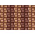 thumbnail image 1 of Ahgly Company Tapis d'Intérieur Rectangulaire Transitionnel Orange Lavable à la Machine, 2 Pieds x 5 Pieds, 1 of 7