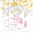thumbnail image 2 of Darling Souvenir Blue Birthday Invitation Card 28 Pcs Fill or Write In Blank Invites Printable Party Supplies 5 x 7 Inches, 2 of 5