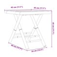thumbnail image 4 of vidaXL Folding Garden Table 45x45x45 cm Bamboo, 4 of 5