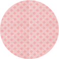 thumbnail image 1 of Ahgly Tapis Rond Lavable en Machine Intérieur Transitionnel Rose Corail Clair, 3 Pieds Rond, 1 of 7