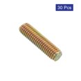 thumbnail image 4 of Uxcell Lot de 30 Tige Entièrement Filetée, M8-1.25x30mm Vis à Long Filetage en Acier au Carbone, 4 of 6