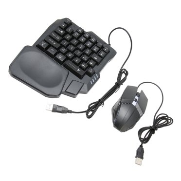 4 en 1 Pack Combo de Jeu Mobile, Plug and Play Clavier de Jeu Souris Combo Support de Téléphone Réglable Manette de Jeu Mobile pour Jouer
