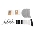 thumbnail image 2 of Sweeper Accessories, Floor Sweeper Accessories Set  Cleaning Power ABS Fiber Silicone Soft  for Office, 2 of 7