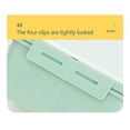 thumbnail image 2 of Renjiang Lunch Box Containers Green Lunch Boxplastic Lunch Box Preservation Box Microwave Heating Sealed Insulation Lunch Box with Tableware 1400ml Lunch Box for Men Hard Shell, 2 of 2