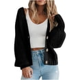 thumbnail image 1 of FAIWAD Cardigan Sweaters for Womens Open Front Long Sleeve Button Down Plus Size Casual Outwear, 1 of 5