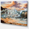 thumbnail image 2 of Horses from Waves - Animal Canvas Art Print, 2 of 3