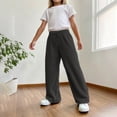 thumbnail image 4 of Girls Slim Velvet Pants - Winter Warmth with Elastic Waist and Side Pockets, 4 of 8