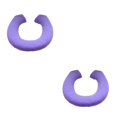 thumbnail image 1 of Thinsony Acrylic Fibers Made Toilet Mat Removable And Fits Most Toilets U Shape Purple 2Set, 1 of 6