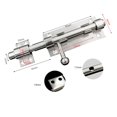 thumbnail image 2 of Lefu DOOR SLIDE BOLT Bathroom Toilet Shed Door Lock/Catch/Latch Chrome, 2 of 6