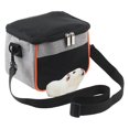 thumbnail image 2 of GROWTH TANK Hamster Carrier Outgoing Pouch with Removable Mat Shoulder Bag Guinea Pig Travel Gray, 2 of 9