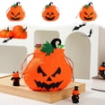 thumbnail image 1 of Halloween Trick Or Treat Bags, Pumpkin Halloween Candy Bags, Lightweight Sturdy Trick Or Treat Bucket For Party Halloween Decorations, 8X9 Inch Halloween Bags For Trick Or Treating, 1 of 7