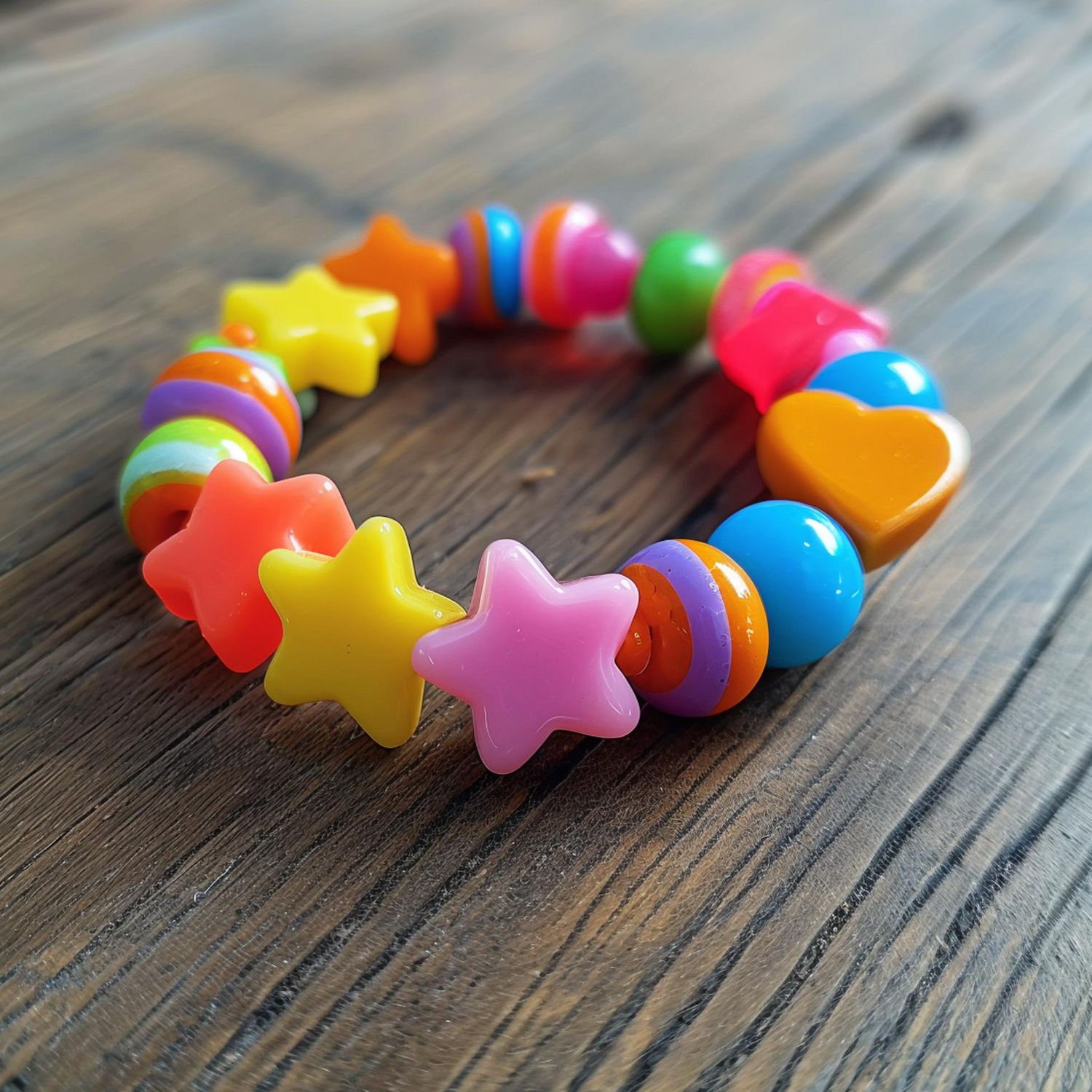 TINY HANDS Fashion Beads, Assorted Shapes, Colours, 453 g (1 lb), Age 6+, Kids, Crafts