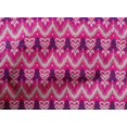 thumbnail image 4 of oneOone Cotton Cambric Fabric Chevron & Swirl Ikat Printed Craft Fabric BTY 56 Inch Wide, 4 of 4
