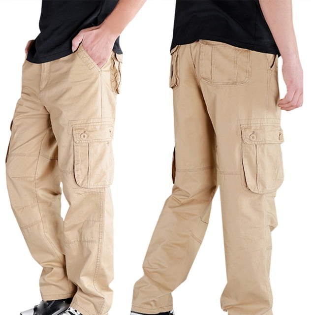 TopLLC Pantalon Cargo pour Homme en Ripstop, Pantalon Tactique Léger EDC de Randonnée et de Travail, Pantalon Cargo d'Extérieur avec Multiples Poches