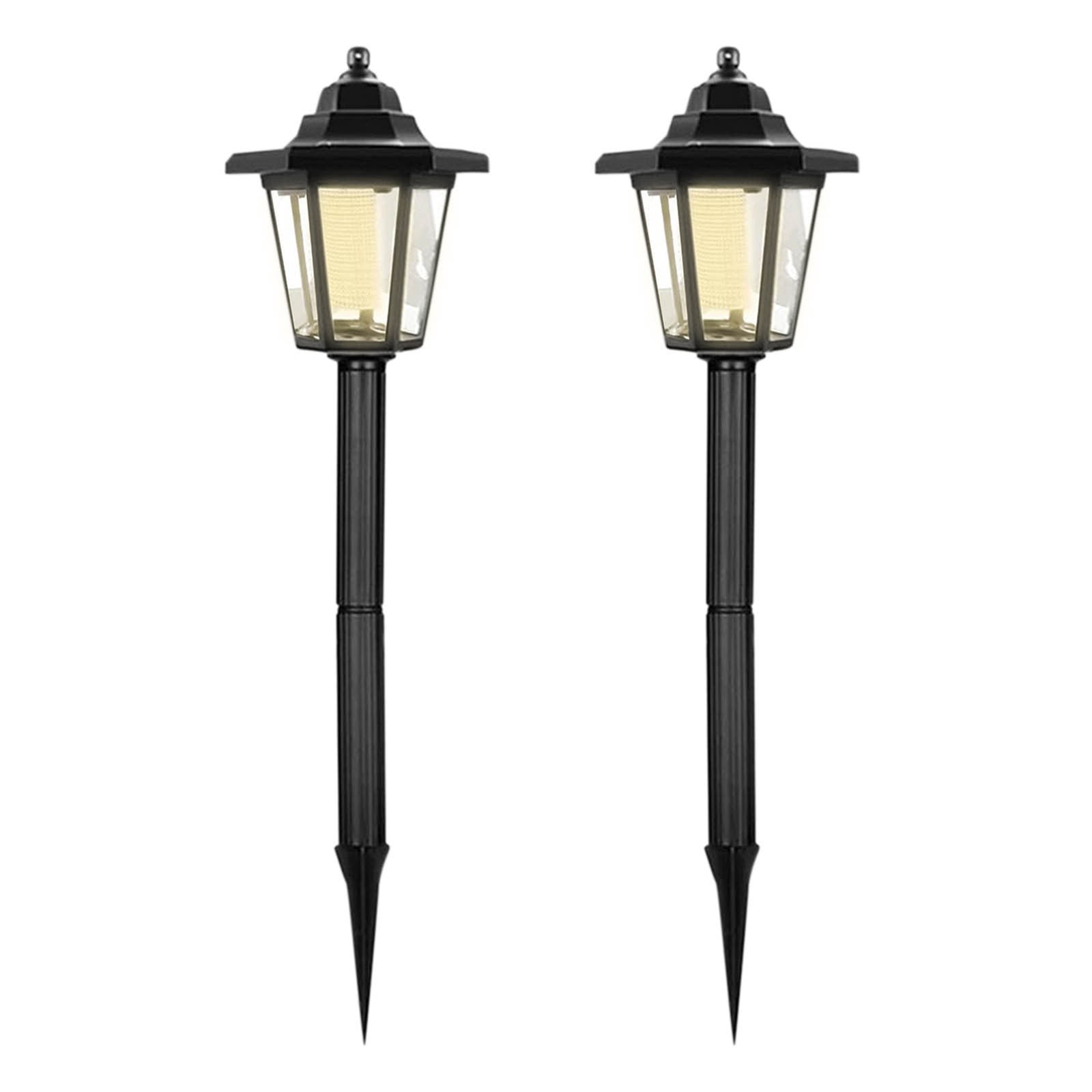 TopLLC Solar Lights Outdoor Solar Power LED Way Wall Mount Garden Fence Outdoor Lamp Light Solar Powered Waterproof Garden Lights for Yard Patio Lawn