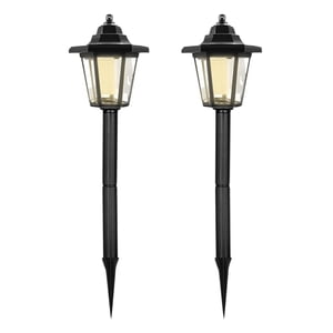 TopLLC Solar Lights Outdoor Solar Power LED Way Wall Mount Garden Fence Outdoor Lamp Light Solar Powered Waterproof Garden Lights for Yard Patio Lawn