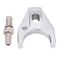 thumbnail image 2 of Chrome Billet Aluminum Distributor Clamp Hold Down, HEI Electronic Distributor Hold Down Bracket for Chevys SBCBBC Small Block, 2 of 7