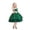 Dress493# Dark Green, variant on oqasdz Girls Dress Elegant Girls Party Dress Girl Tutu Gown Celebrations with Satin Fabric and Delicate Lace Embellishments