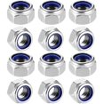 thumbnail image 1 of 12x Écrous Hexagonaux en Acier Inoxydable pour Machines de Construction, 1 of 5