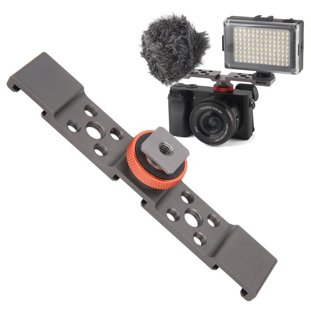 Other Equipment Aries 3 In 1 Hot Shoe Mount Adapter Exteon Bar Bracket Stand for e PhoneBlack