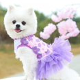 thumbnail image 4 of Chien Robe pour Chien Chiot Doux Robes d'Été pour Animaux de Compagnie Floral Robe de Princesse pour Chiens et Chats, 4 of 8