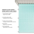 thumbnail image 4 of Dream Serenity® 1.5-Inch Memory Foam Mattress Topper, 5-Zone - D, 4 of 10