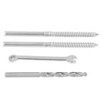 thumbnail image 4 of Vis de Retard Swage en Acier Inoxydable, Filetage Gauche Droit, Câble, Ensemble de Quincaillerie pour Système de Rambarde, 4 of 14