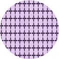 thumbnail image 1 of Ahgly Company Machine Washable Indoor Round Transitional Orchid Purple Area Rugs, 7' Round, 1 of 7