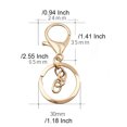 thumbnail image 4 of Maytalsory 10pcs Metal Carabiners Lobster Claw For Keychain - Strong And Functional Accessories For Easy Key gold 1Set, 4 of 6