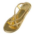 thumbnail image 1 of Kcodviy Sandales de Récupération à Brides pour Femmes pour Vacances à la Plage Chaussures de Plage pour Femmes Sandales Plates Sandales pour Femmes Taille 6 Chaussures, 1 of 6