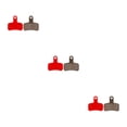 thumbnail image 4 of Baohd 1/2/3/5 10pair Lightweight Brake Pad For Wide Compatibility Durable Brake Pads JY-11H 3PCS, 4 of 6
