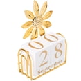 thumbnail image 1 of 1 Set of Wood Calendar Block Office Perpetual Calendar Decorative Table Calendar Block Calendar, 1 of 5