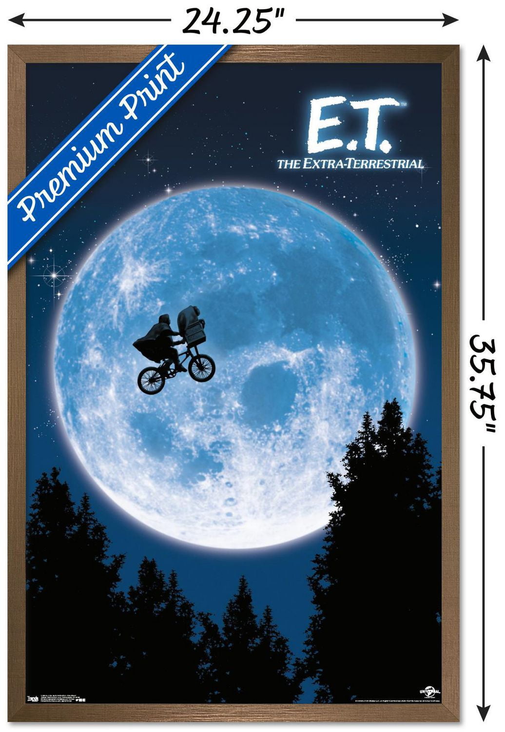 E.T. The Extra-Terrestrial Wall Poster, 22.375" x 34"