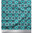 thumbnail image 1 of Soimoi Polyester Crepe Fabric Geometric & Paisley Decorative Printed Craft Fabric by The Yard 42 Inch Wide, 1 of 2