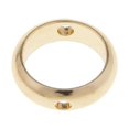 thumbnail image 4 of Abbracc 10 Pieces Metal Spacer Beads Circle Round Rings With 1mm Hole DIY Jewelry Making Gold 8mm, 4 of 9