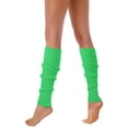 thumbnail image 1 of Kcodviy 80S 90S Leg Warmers Women Socks for Women Neon Ribbed Boot Socks for Women Leg Socks Stylish Accessories Fuzzy Socks for Women Colorful Fluorescent Wool Knitted Sock Sleeves, 1 of 4