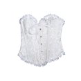 thumbnail image 4 of Diconna Women's Shapewear Print Design Front Hook Buckle Back Drawstring Strap Slim Fit Push Up Shaper Tops, 4 of 7