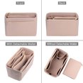 thumbnail image 3 of yingyy Sleek And Practical Women Makeup Organizer Fine Workmanship Multi Grid For Partition Storage beige L 30*15*16cm 1Set, 3 of 6