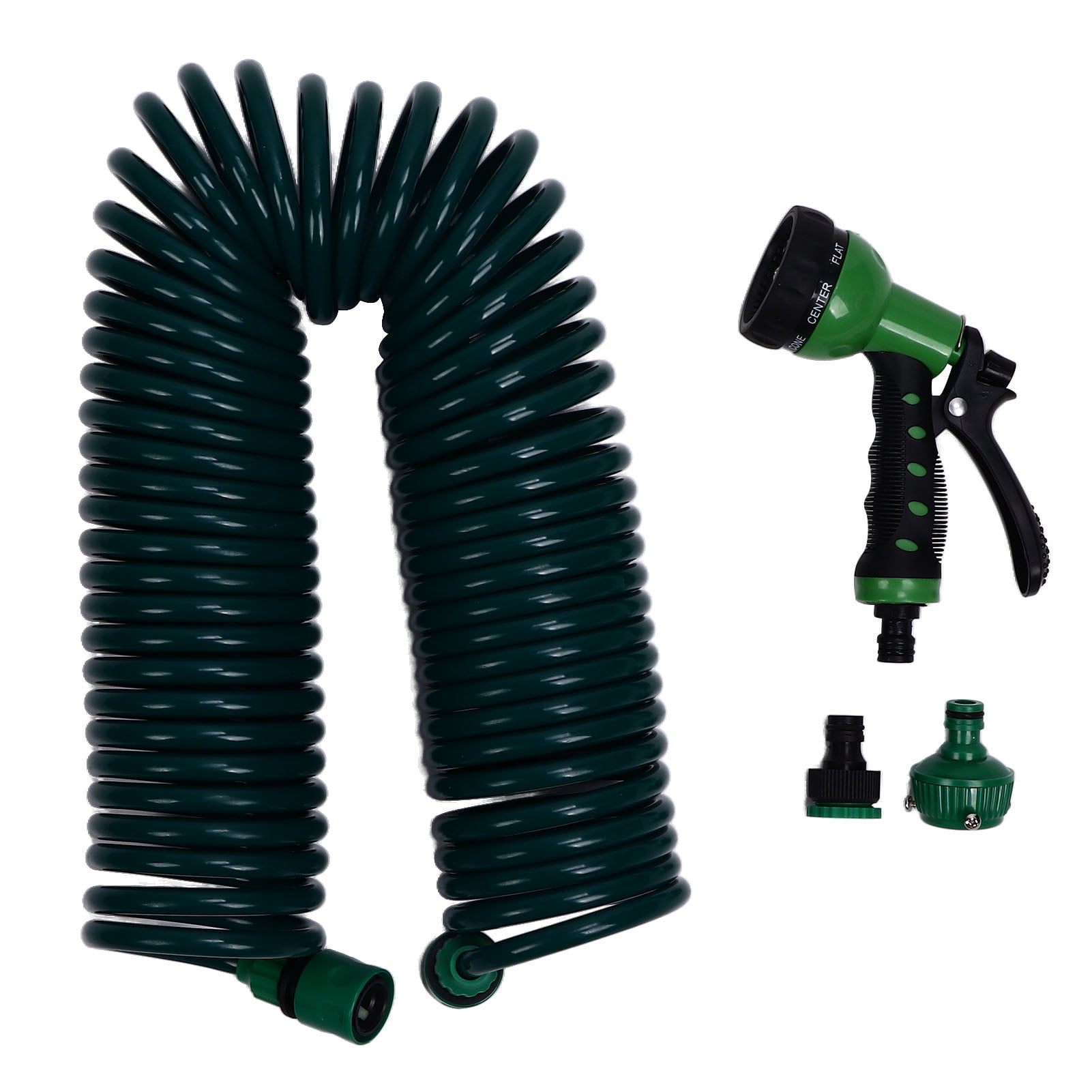 Coil Garden Water Hose, Easy Connection Car Wash Spring Hose   Multipurpose  For Watering Plants